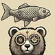 Fish And Bear Connection