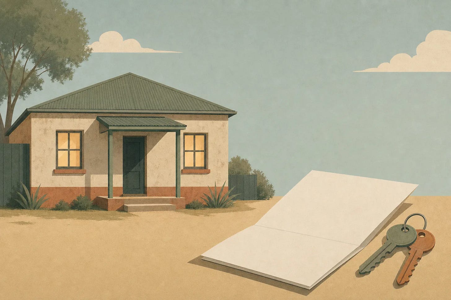 Texas house being sold with a tenant still living in it, lease document and keys in front Texas house being sold with a tenant still living in it, lease document and keys in front