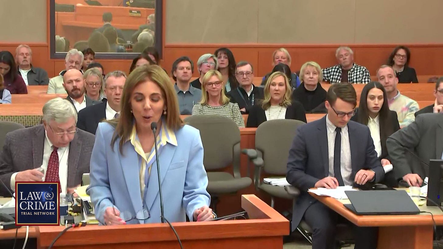 Law&Crime Network on Twitter: "#TerrySanderson's lawyer, Kristin Van Orman,  pressed @GwynethPaltrow about her $1 countersuit against the plaintiff.  "You're not just asking for a dollar," Van Orman said. "You're asking for  your