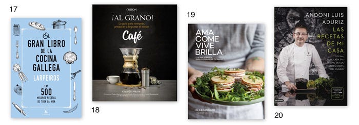 Veinte libros de cocina para regalar en Navidad