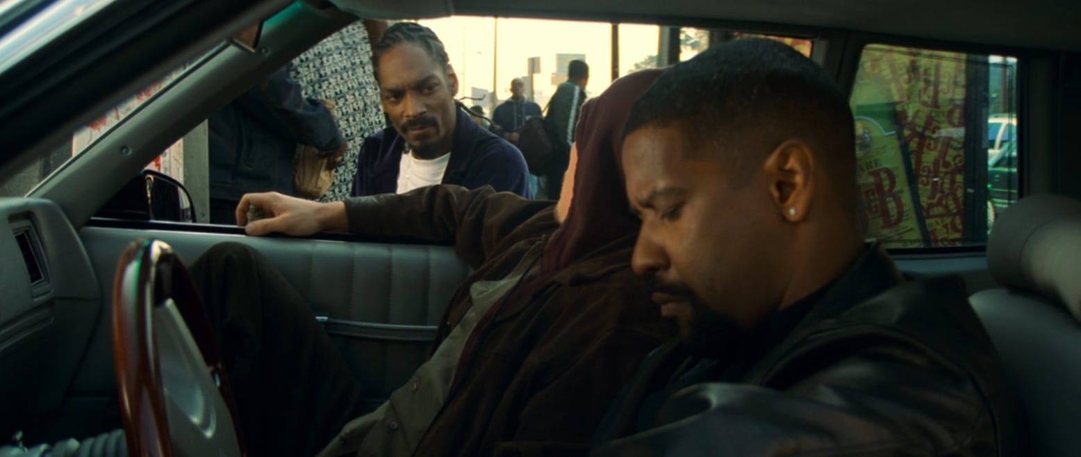 cop mistakes cigarette for drugs Training Day - by Shea Serrano