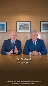 PM Christopher Luxon and Minister Mark Mitchell MP Share Eid Wishes with NZ Community | Facebook PM Christopher Luxon and Minister Mark Mitchell MP Share Eid Wishes with NZ Community | Facebook