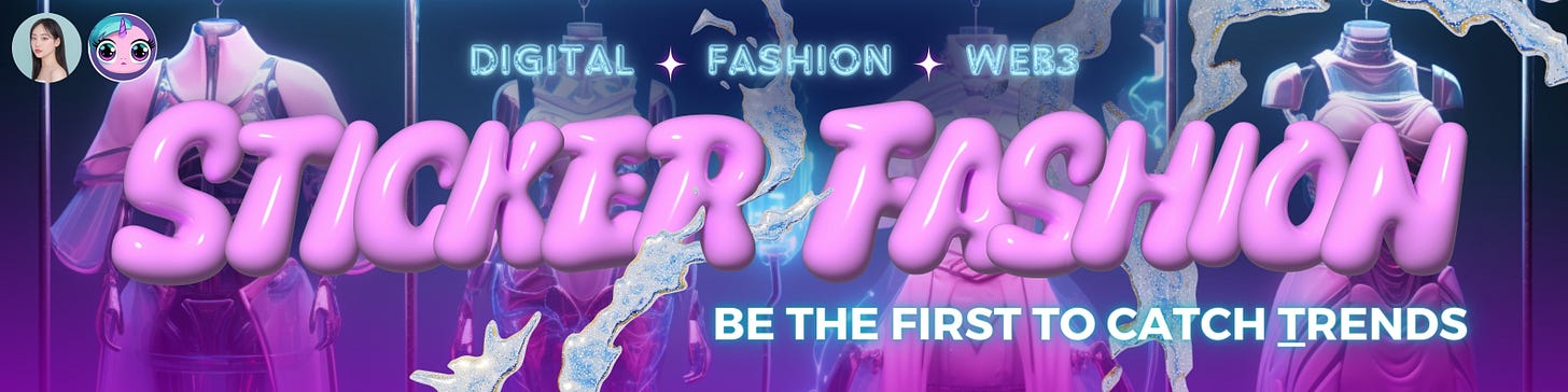 Sticker Fashion Banner Sticker Fashion Banner