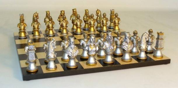 The gold and silver chess board of Gwenddolau could play by itself The gold and silver chess board of Gwenddolau could play by itself