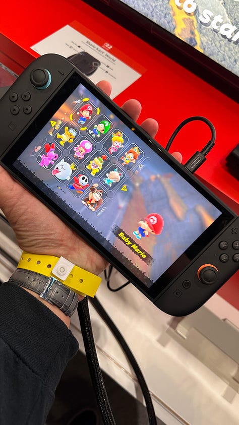 Το Nintendo Switch 2 στα χέρια του Κηπουρόπετρου