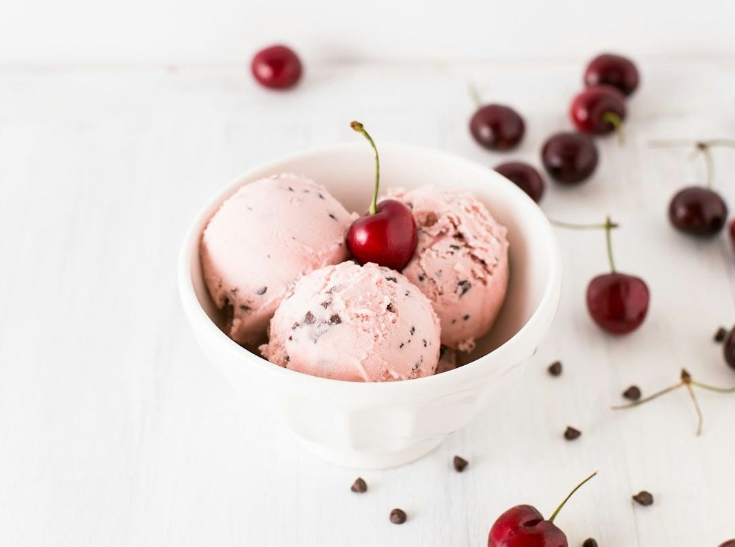 strawberry ice cream
