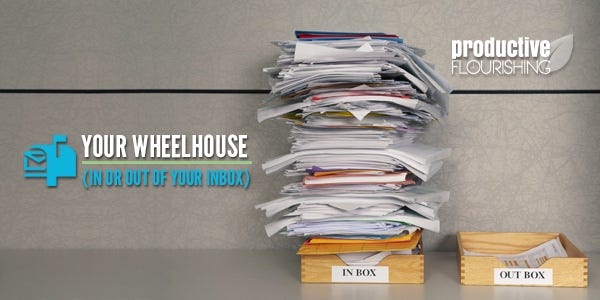Do you know how to prioritize your email -- and the rest of your life -- based on what's in your wheelhouse and what's not? |//productiveflourishing.com/?p=10034 Do you know how to prioritize your email -- and the rest of your life -- based on what's in your wheelhouse and what's not? |//productiveflourishing.com/?p=10034