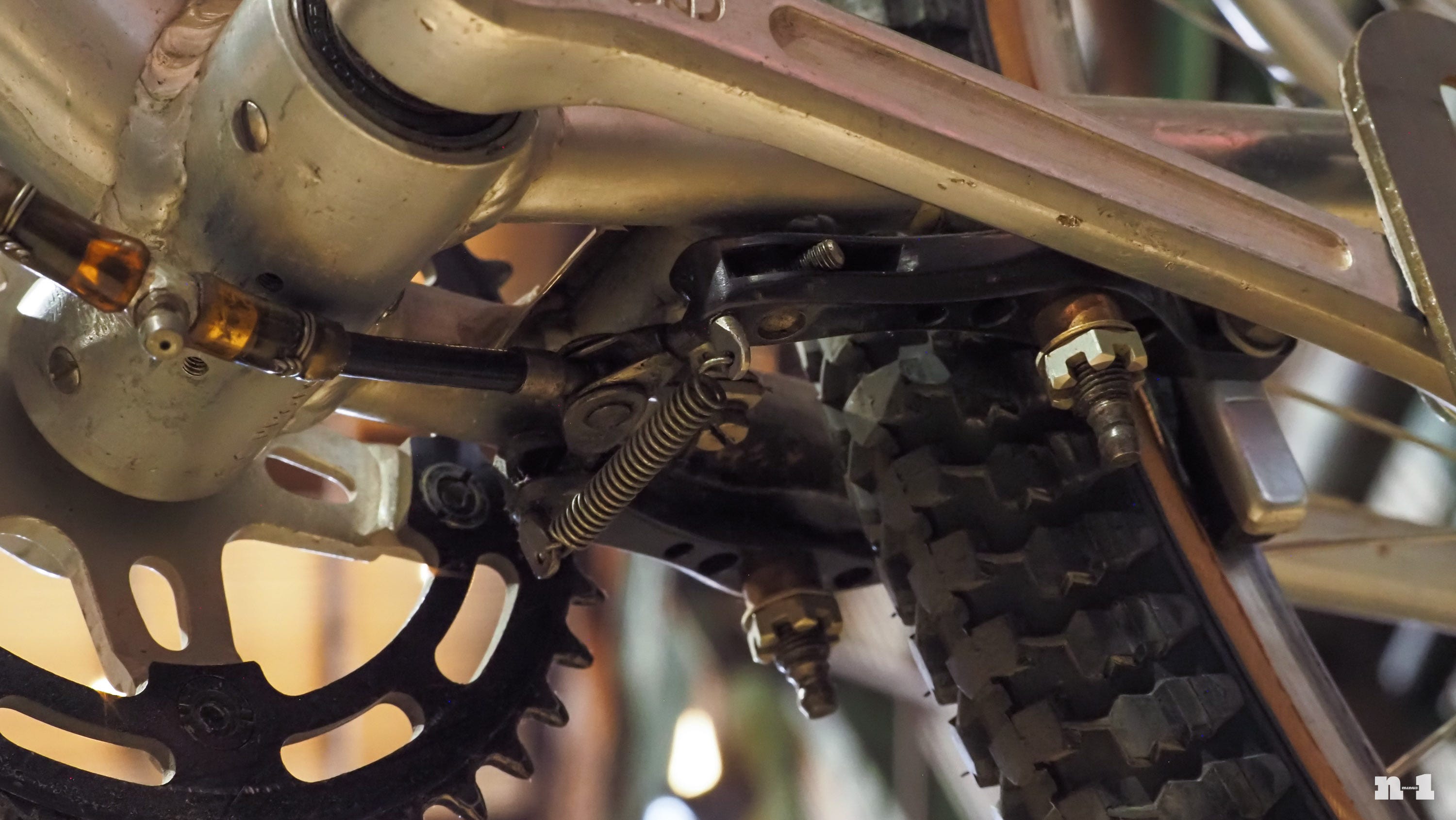 Charlie Cunningham drop-bar mountain bike rear brake