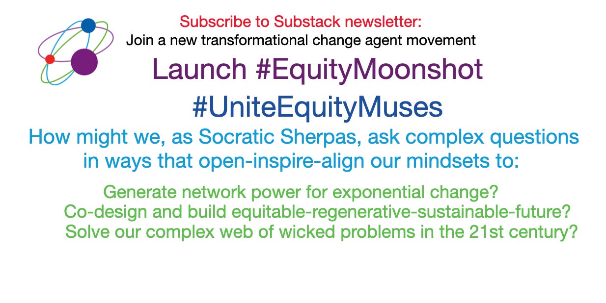 How might we share our inequity stories in ways that promote the sacred virtue of equity?