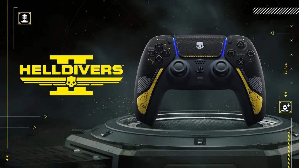 Helldivers 2 PS5 controller color
