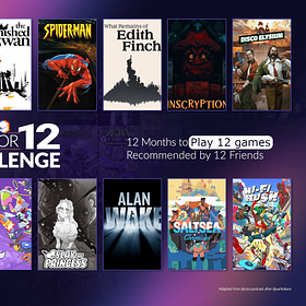 12 for 12: A gaming challenge for 2026