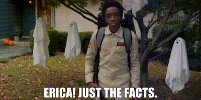YARN | - Erica! - Just the facts. | Stranger Things (2016) S02E02 Chapter  Two: Trick or Treat, Freak | Video clips by quotes | d936b98e | 紗