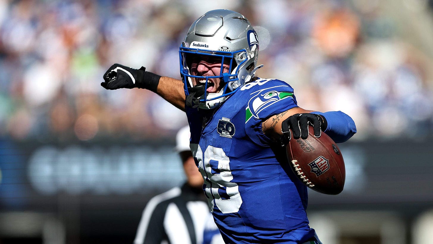 Seahawks' AJ Barner Sounds Off on Goal of Being an Elite TE