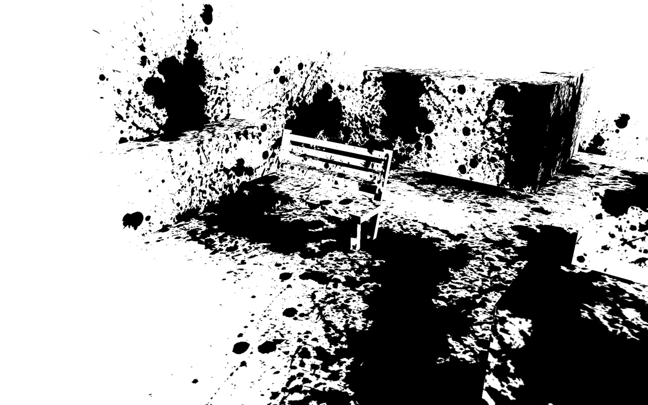 A typical shot in The Unfinished Swan
