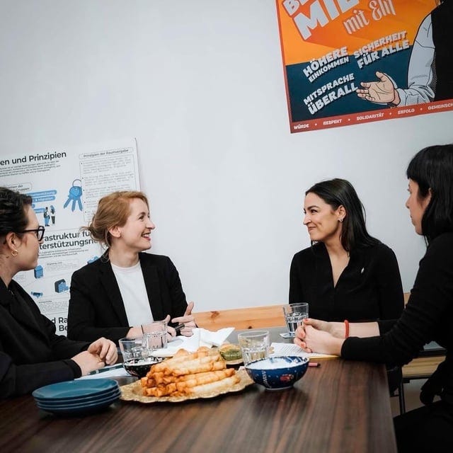 r/MurderedByAOC - AOC/Die Linke meeting in Berlin.