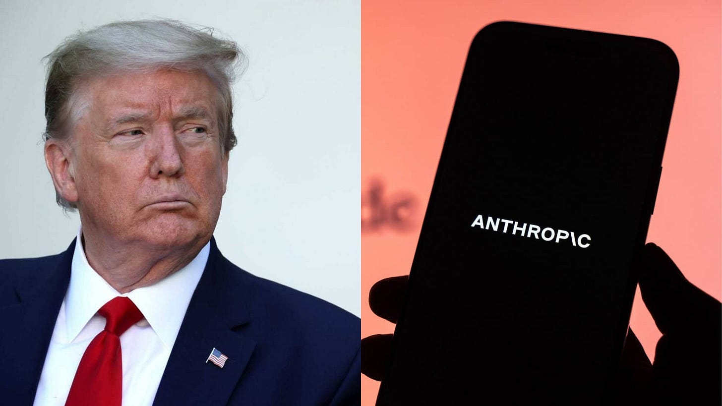 Trump diz estar falando com Anthropic e que acordo "é possível"