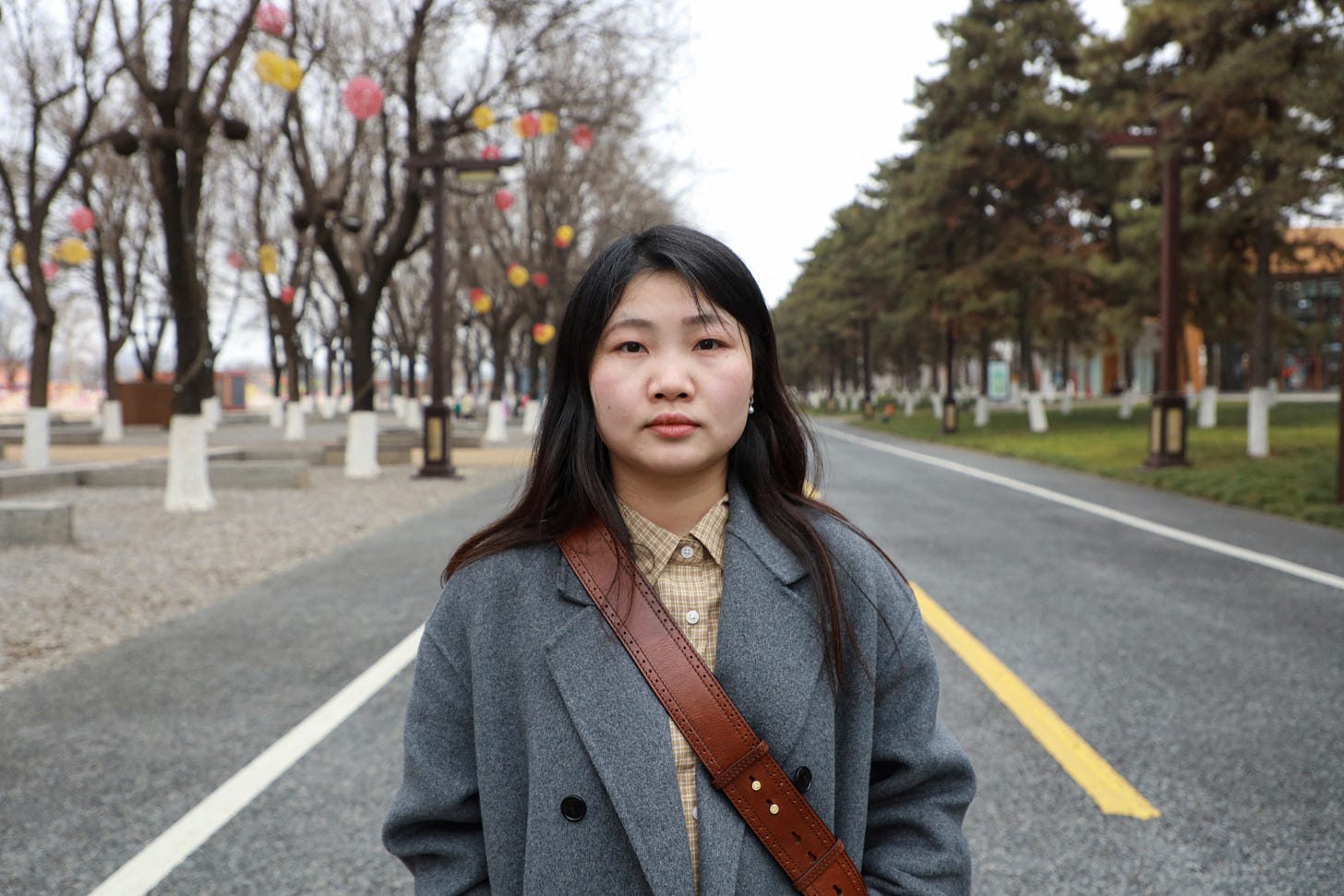 Chai Wanrou, 28, poses during an interview with Reuters in Xian