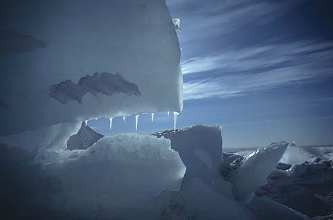 ice formation in antarctica looks like a monster head with giant teeth ice formation in antarctica looks like a monster head with giant teeth