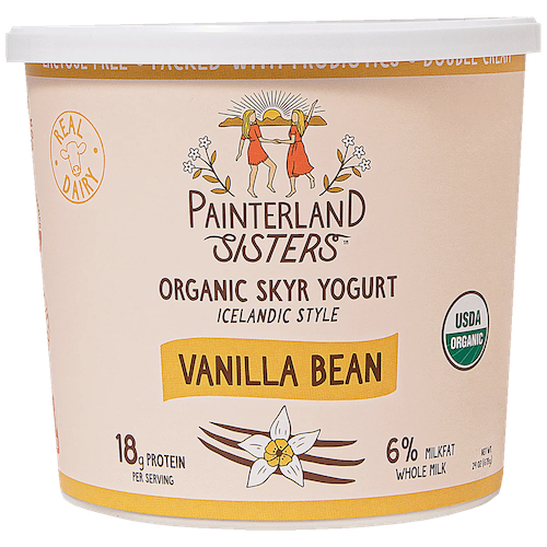 Painterland Sisters Vanilla Bean Organic Skyr Yogurt Painterland Sisters Vanilla Bean Organic Skyr Yogurt