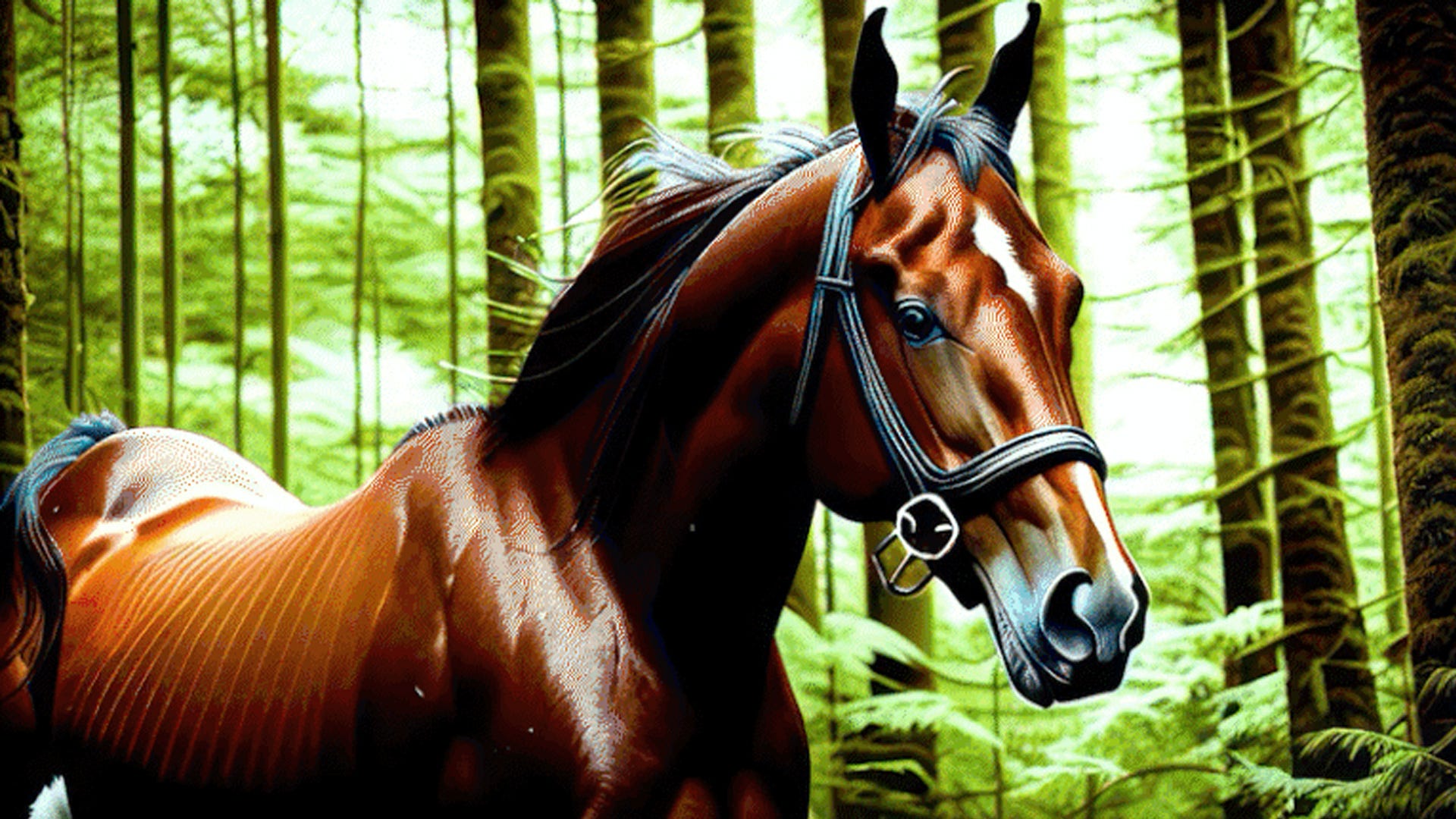 AI-generated horse AI-generated horse