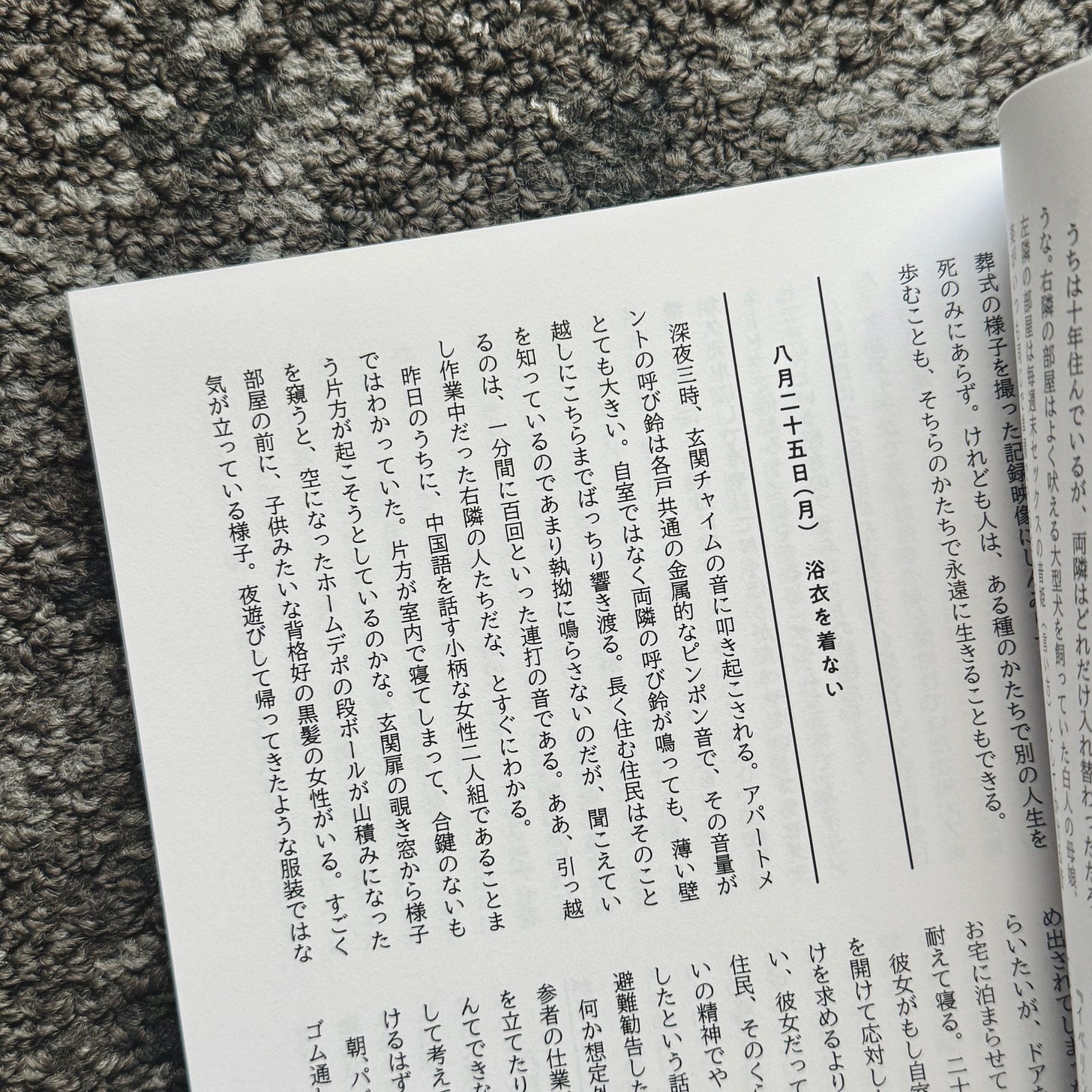 『紙日記』紙面の画像です