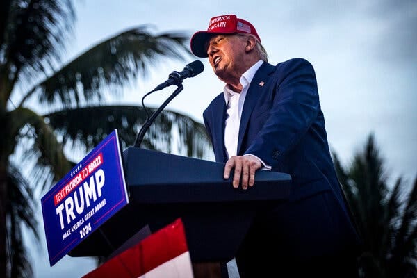 Trump Teases V.P. Pick and Steps Up Attacks on Kamala Harris in Florida - The New York Times Trump Teases V.P. Pick and Steps Up Attacks on Kamala Harris in Florida - The New York Times