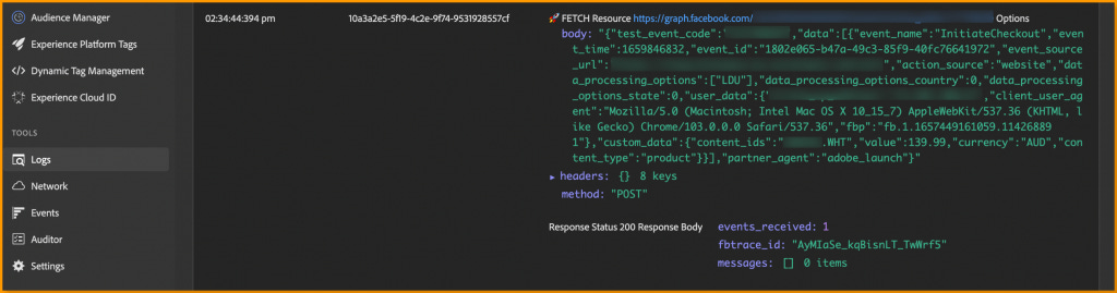 How To Setup Facebook Conversion API with Adobe Launch & Adobe Event ...