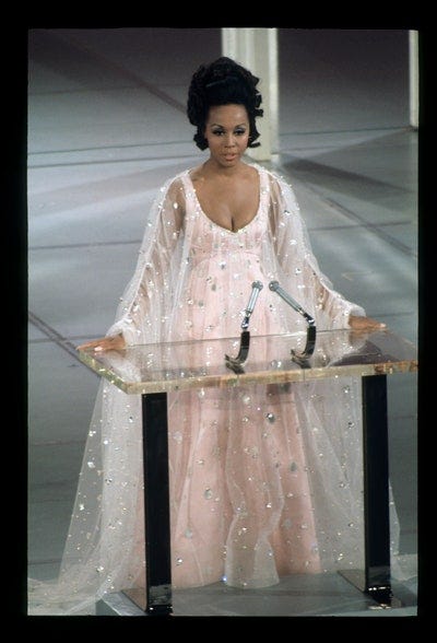 Image may contain Clothing Apparel Diahann Carroll Sleeve Human Person Runway Long Sleeve and Fashion