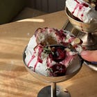 Mini Cherry & Almond Pavlovas