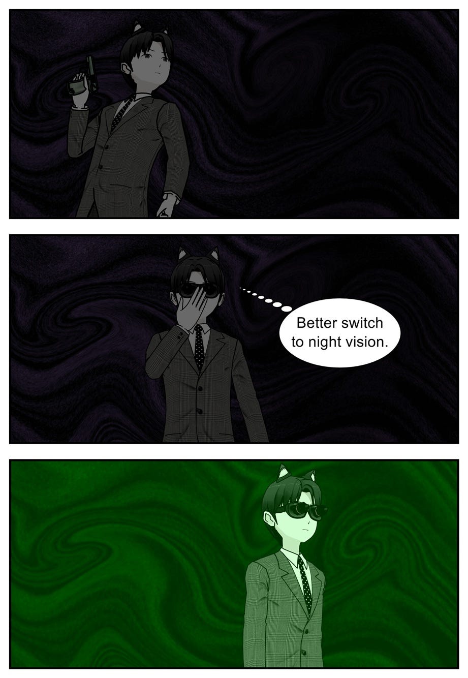 Better switch to night vision.