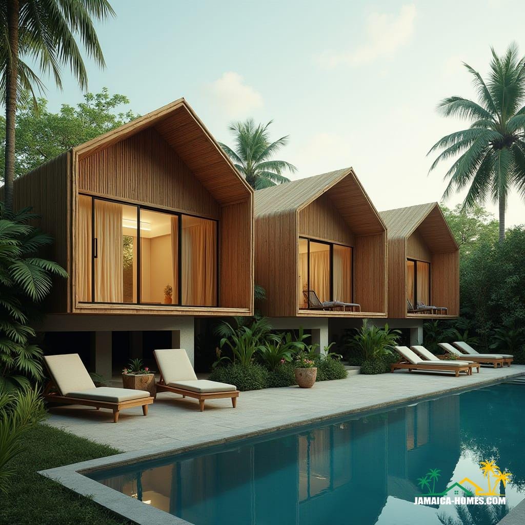 Beatiful modern h bamboo home in jamaica