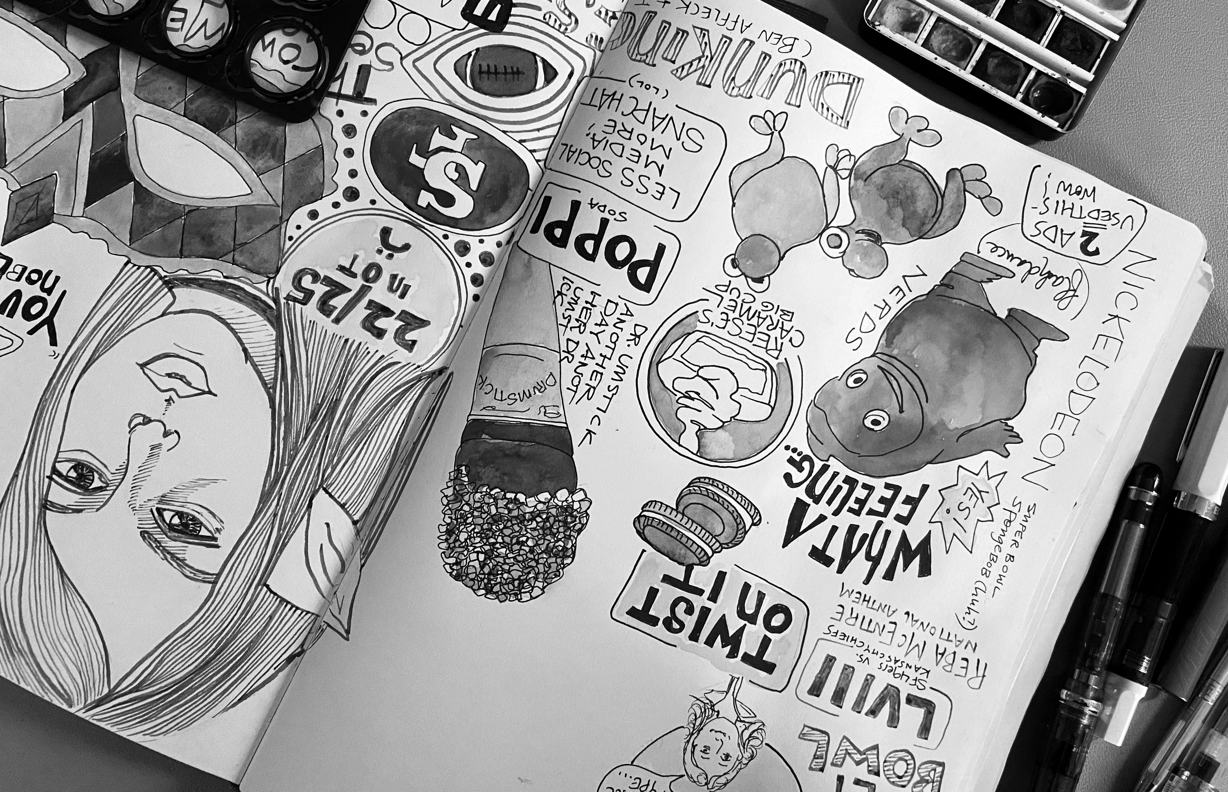 Week 7 journal spread Week 7 journal spread