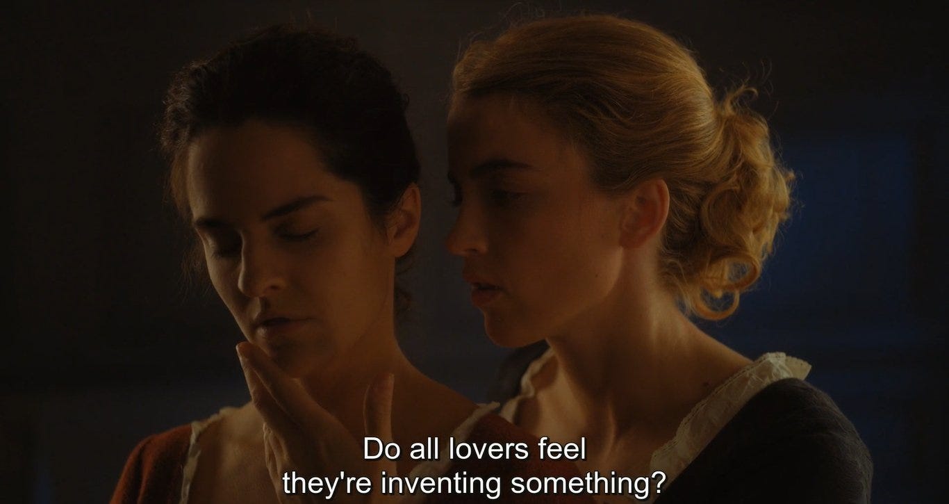 roo𐙚 ๋࣭⭑ on X: "''do all lovers feel like they are inventing something?" —  portrait of a lady on fire (2019) https://t.co/wQdXKMLCDO" / X