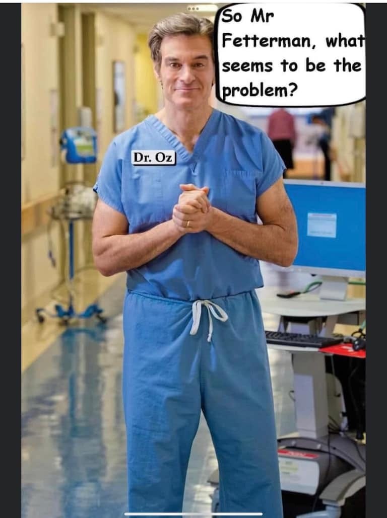 So Mr Fetterman… LOL‼️‼️ 

