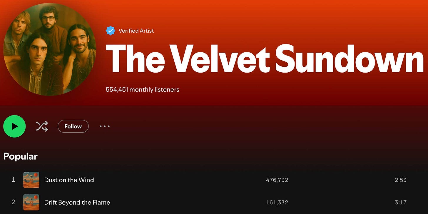 The Velvet Sundown Band Sparks AI Discourse On Spotify