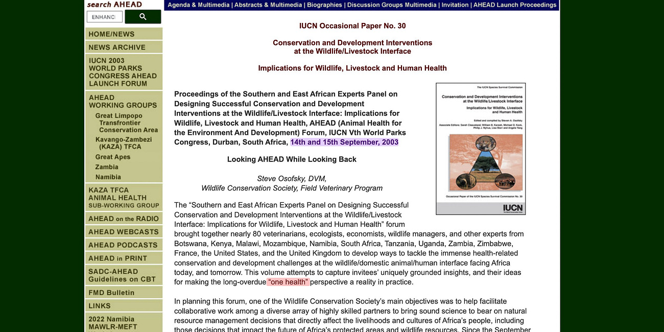 Eνιαία Υγεία (One Health) - Αλήθεια, Περί Τίνος Πρόκειται;;;