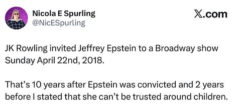 A selection of the various conspiracy theories concerning J.K. Rowling & Jeffrey Epstein