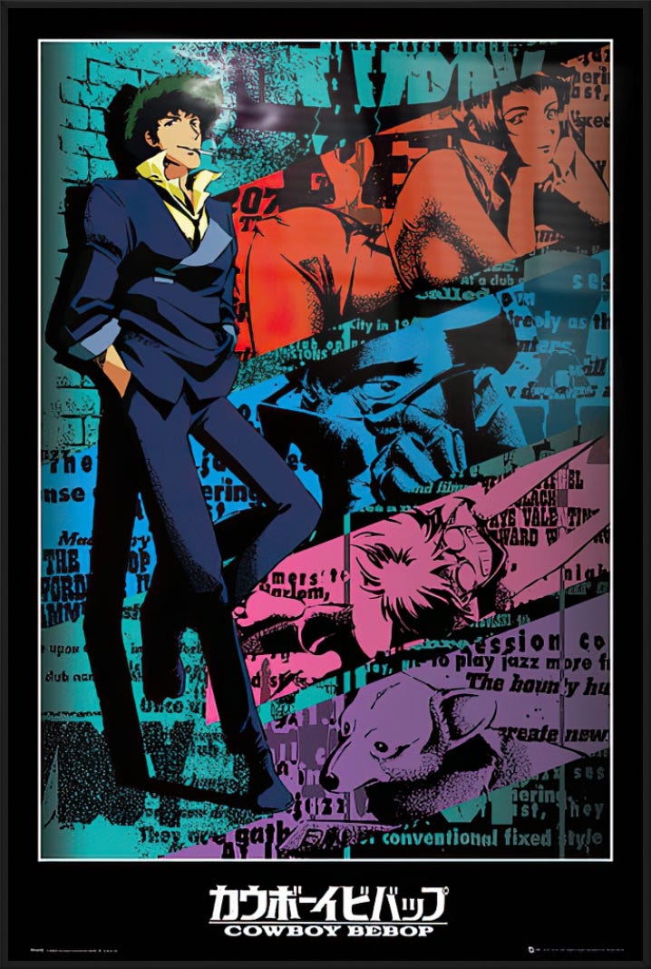 Cowboy Bebop - Manga / Anime TV Show Poster / Print (Spike) - Walmart.com Cowboy Bebop - Manga / Anime TV Show Poster / Print (Spike) - Walmart.com
