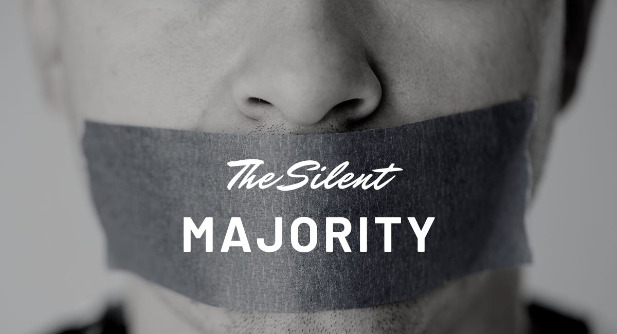 The true silent majority are not even on the field of play.