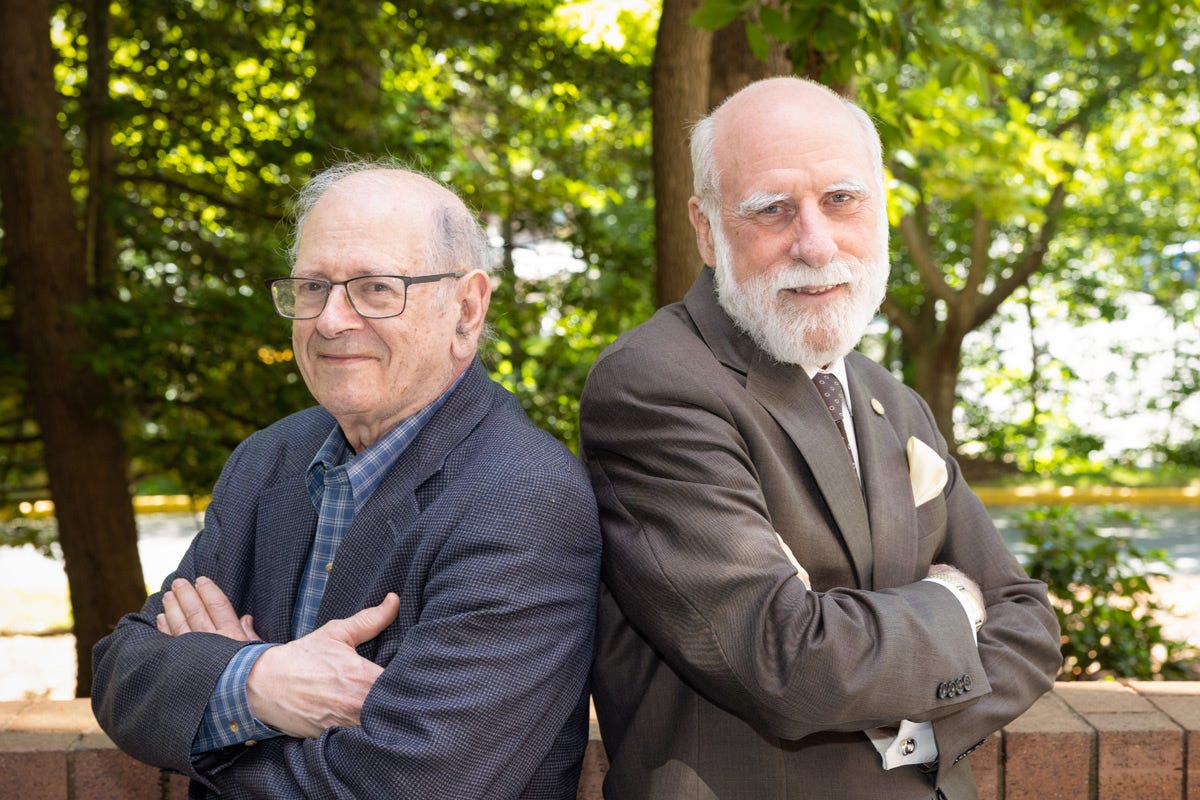 Bob kahn and Vint Cerf