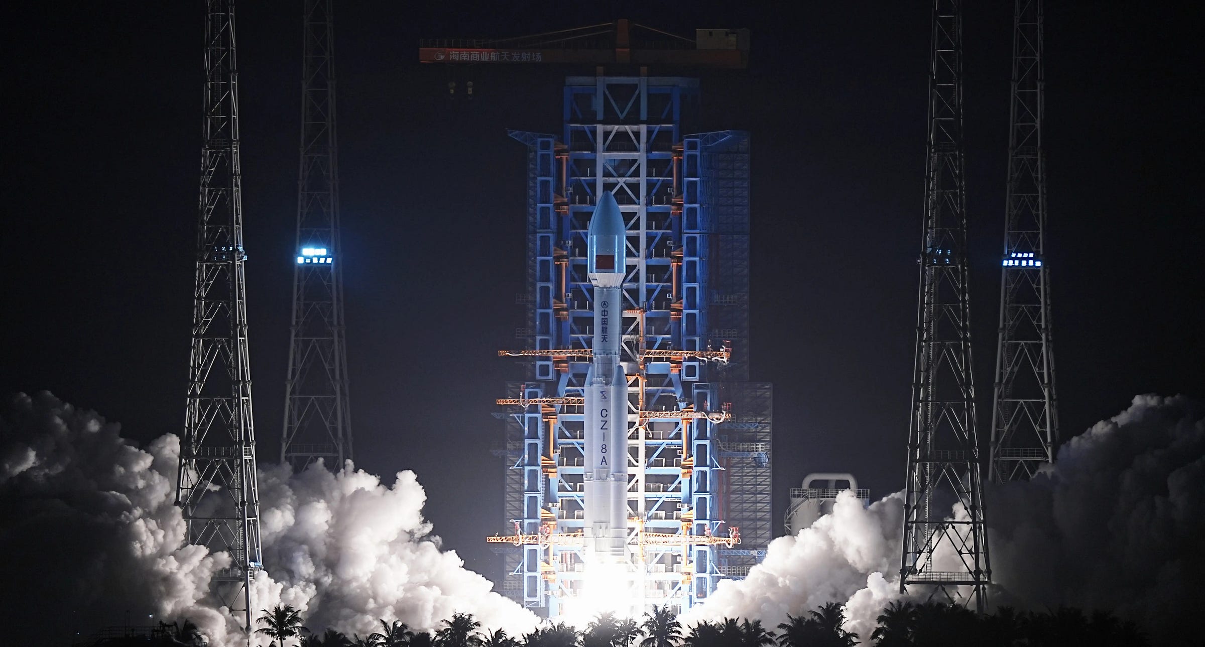 The Long March 8A Y7 vehicle lifting off from the Commercial Launch Pad 1 at the Wenchang Commercial Space Launch Site on January 13th 2026.