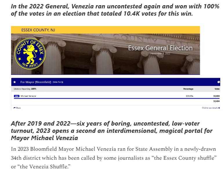 Assemblyman Venezia Ascends Again - by Joan Hussey