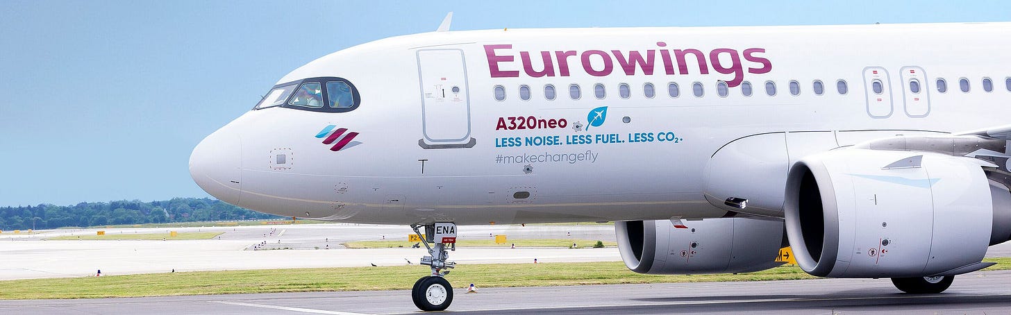Eurowings fleet visual Eurowings fleet visual