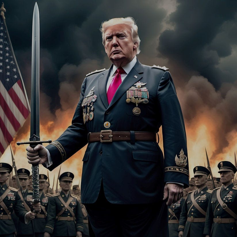 AI of Trump as General, Enemy of the People