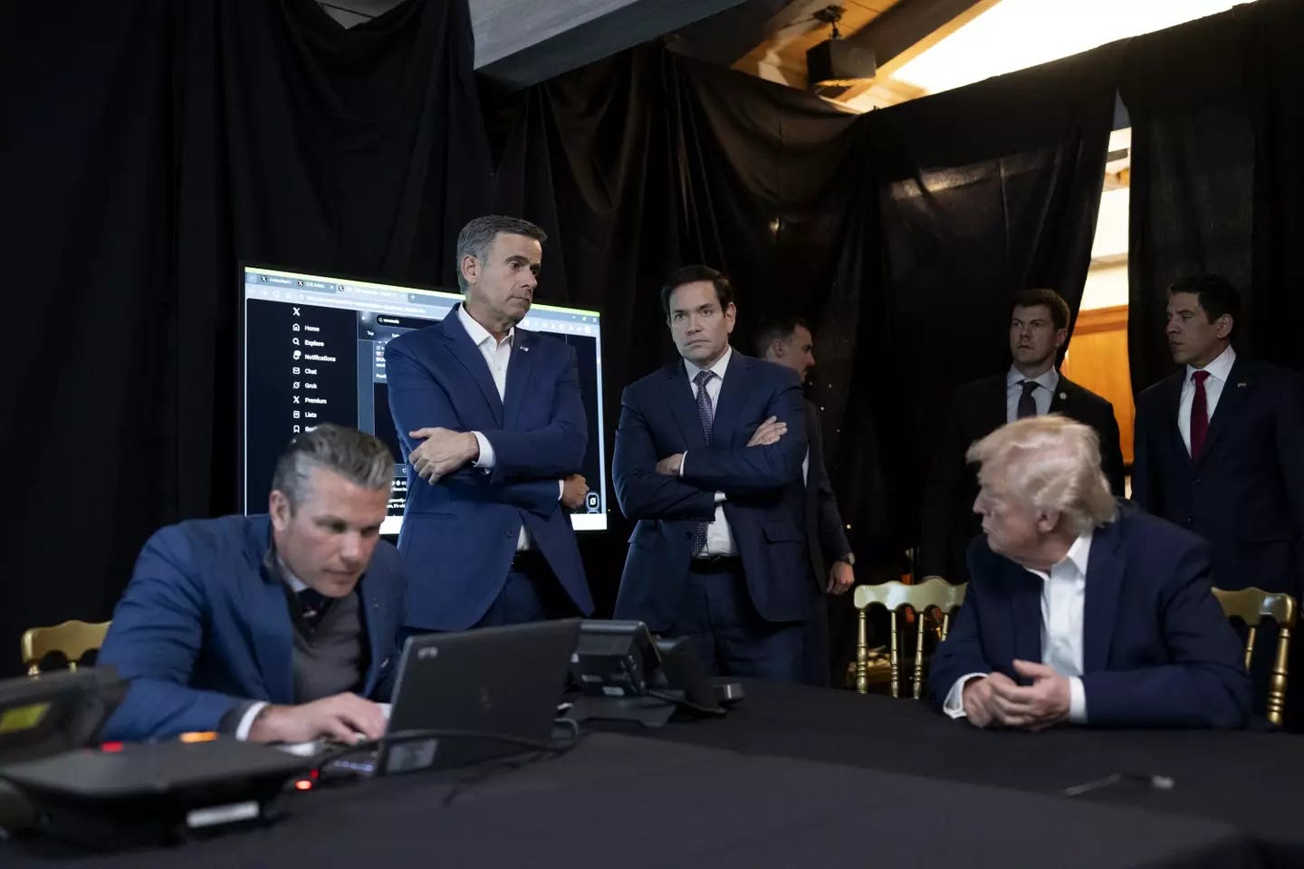 Donald Trump and his administration mocked over detail in Venezuela  situation room