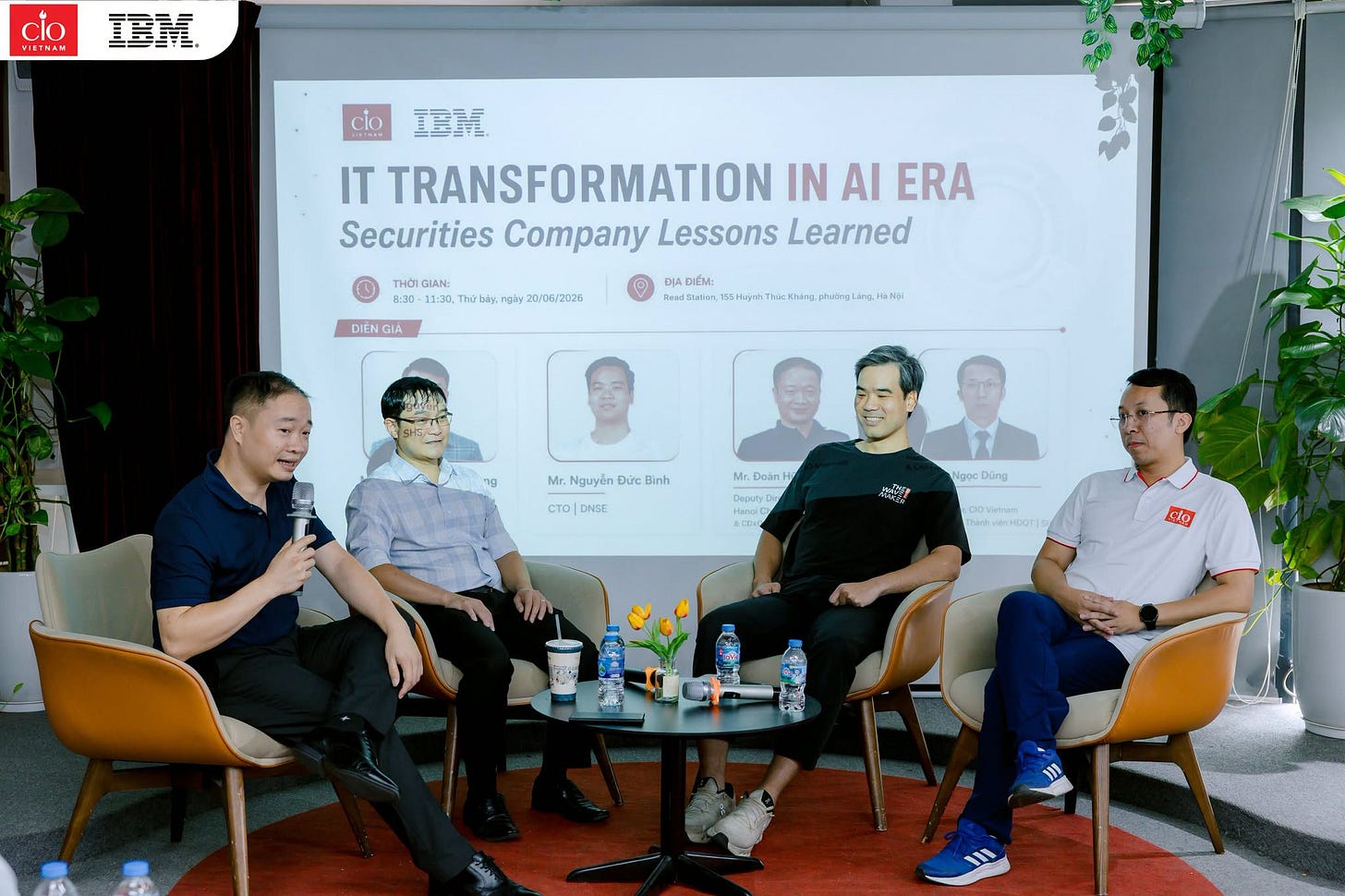 Có thể là hình ảnh về một hoặc nhiều người và văn bản cho biết 'cio ETHAN JDM. Clo IDM IT TRANSFORMATION IN Al ERA Securities y Lessons Learned THỜI THOIGIAN GIAN: 8:30 11:30 bàn DIEN DIENGIA ngày 20/06/2026 DA DIỂM: Ftadfiuio.sth/Su Statlan, Khas phoingianaH Mr. Nguyễn Đức Bình CTO| ONSE Mr. Doàn! CepeTe นน Hanoie B 焼田 Ngọc Dũng COMetan mhantivie 5tg' Có thể là hình ảnh về một hoặc nhiều người và văn bản cho biết 'cio ETHAN JDM. Clo IDM IT TRANSFORMATION IN Al ERA Securities y Lessons Learned THỜI THOIGIAN GIAN: 8:30 11:30 bàn DIEN DIENGIA ngày 20/06/2026 DA DIỂM: Ftadfiuio.sth/Su Statlan, Khas phoingianaH Mr. Nguyễn Đức Bình CTO| ONSE Mr. Doàn! CepeTe นน Hanoie B 焼田 Ngọc Dũng COMetan mhantivie 5tg'
