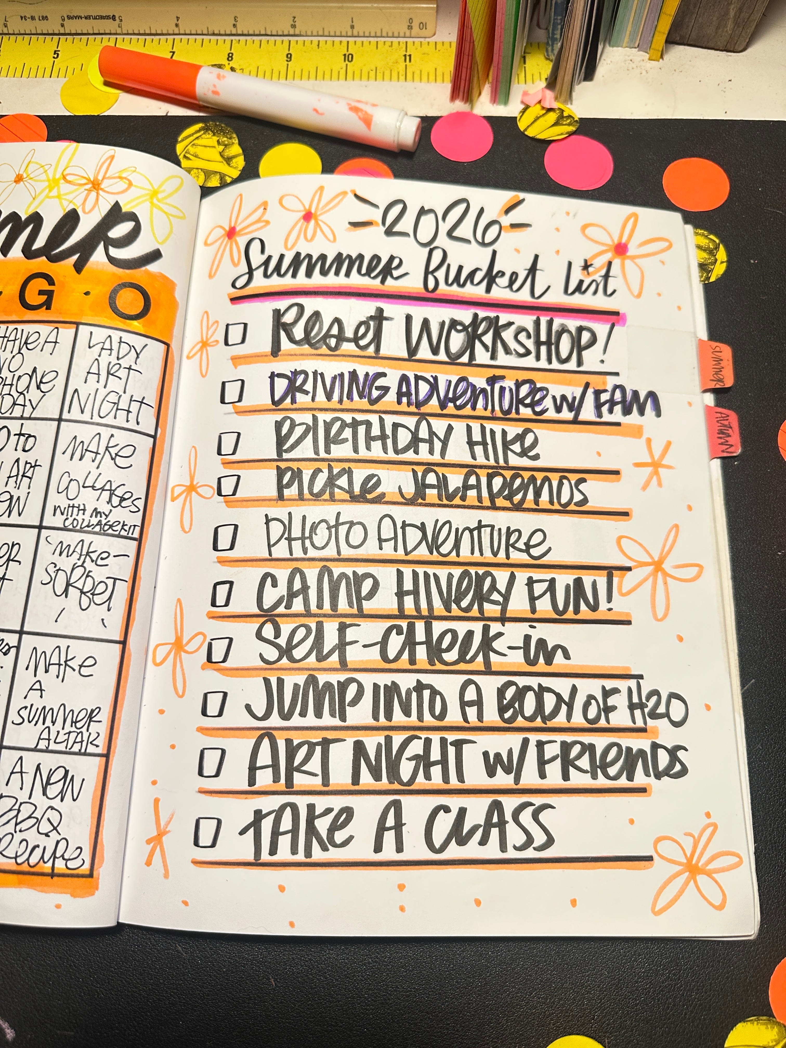Summer Bucket List 2026 - by Tracy Benjamin