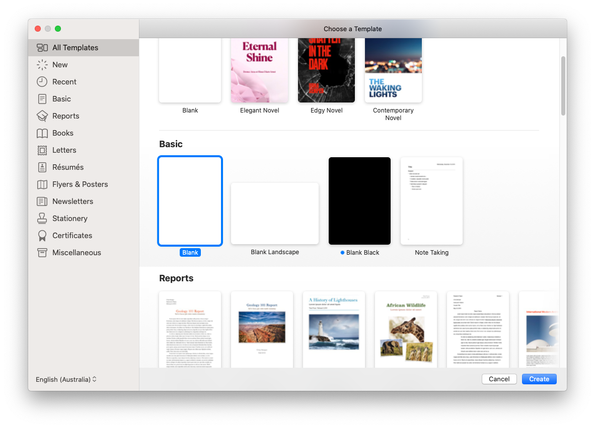 How to create a paperback with Apple Pages