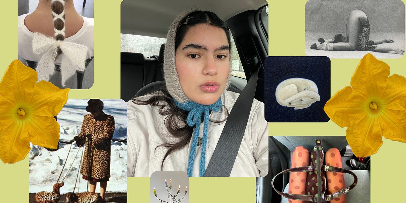 A winter vision board