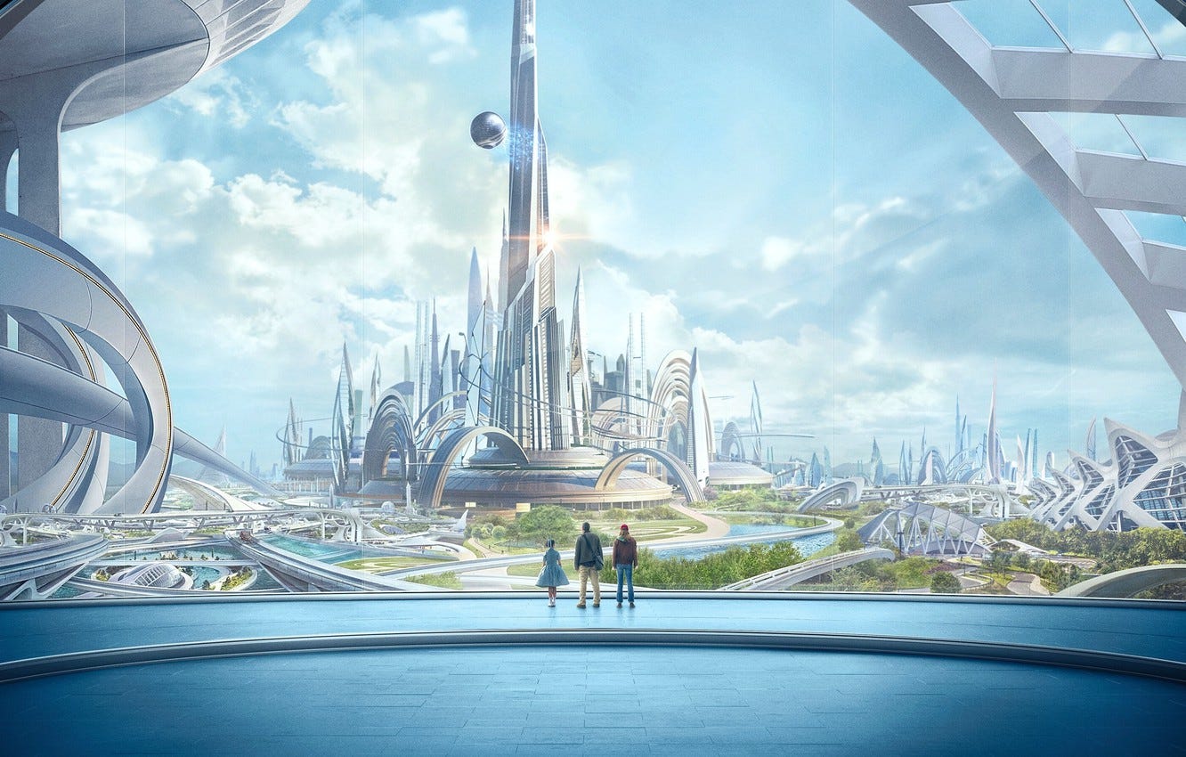 Wallpaper the city, people, fiction, Tomorrowland, Future earth images for  desktop, section фильмы - download